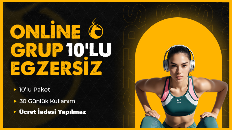 Online Grup Egzersiz Paketi 10'lu